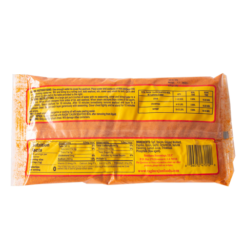 Package of hot dogs with yellow labels on a white background