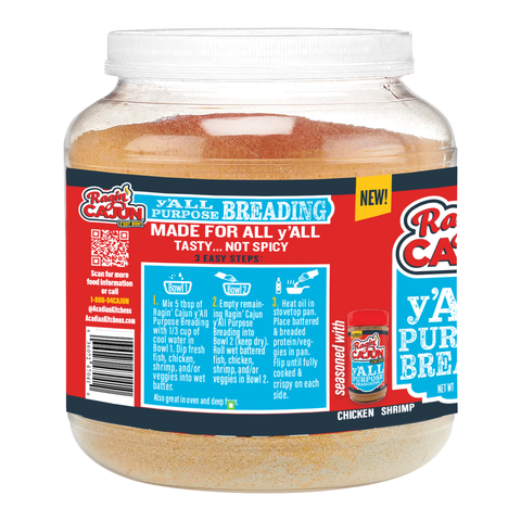 Ragin' Cajun y'ALL Purpose Breading Mix 2lb