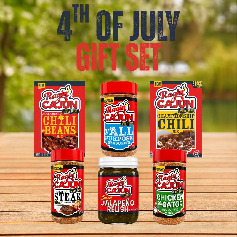 Ragin' Cajun 4th of July Gift Set