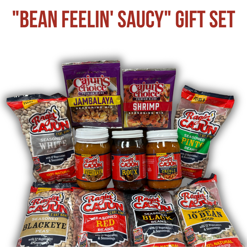 "BEAN FEELIN' SAUCY" Ragin' Cajun & Cajun's Choice Gift Set