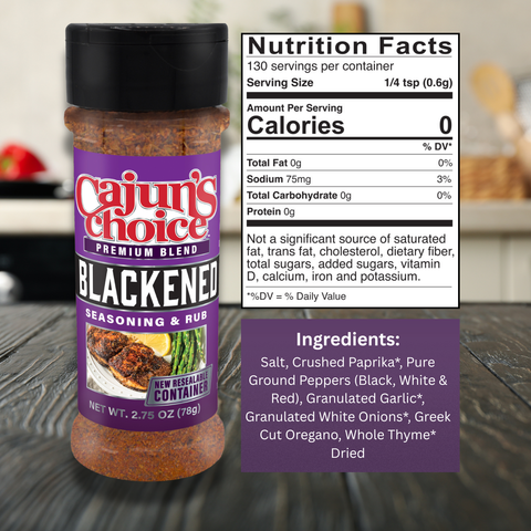 Cajun's Choice Blackened Seasoning 2.75 oz