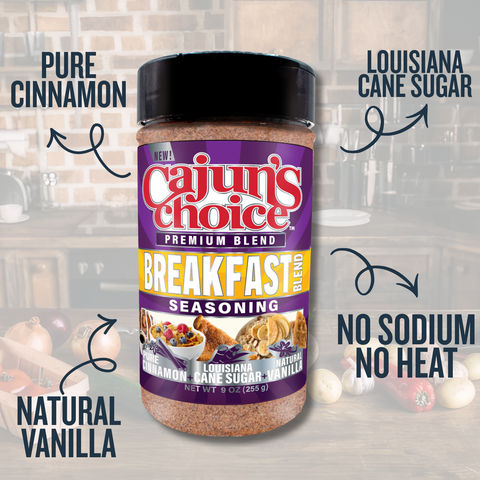 Cajun's Choice Breakfast Blend Seasoning 9 oz
