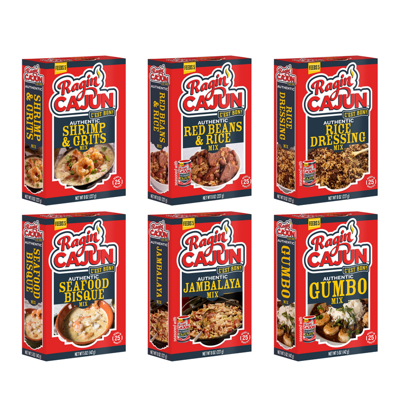 Ragin' Cajun "DINNER PARTY OF 6" Variety Pack