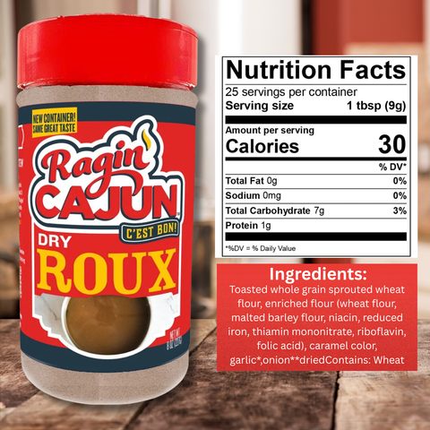 Ragin' Cajun Authentic Dry Roux 8 oz
