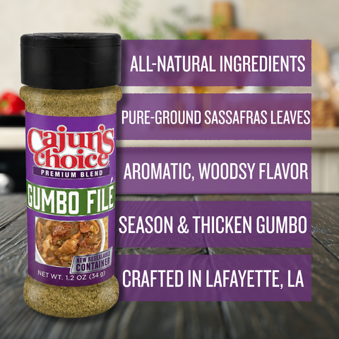 Cajun's Choice Gumbo File 1.2 oz