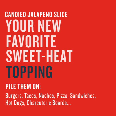 Ragin' Cajun Candied Jalapeno Slices 14 oz