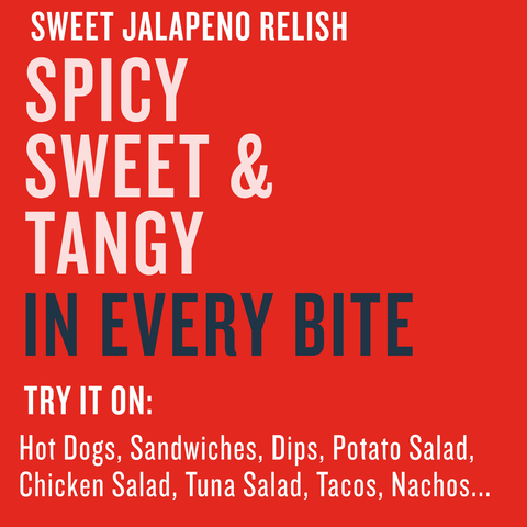 Ragin' Cajun Sweet Jalapeno Relish 15 oz