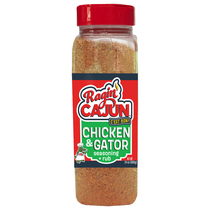 Ragin' Cajun Chicken & Gator Seasoning 24 oz - Food Service