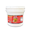 Product photograph of a white 1-gallon pail of Ragin' Cajun Authentic Étouffée Sauce, a Louisiana product, featuring a red and yellow label with a cartoon alligator chef, an appetizing image of shrimp étouffée over rice, and text stating REAL ÉTOUFFÉE IN 20 MINUTES