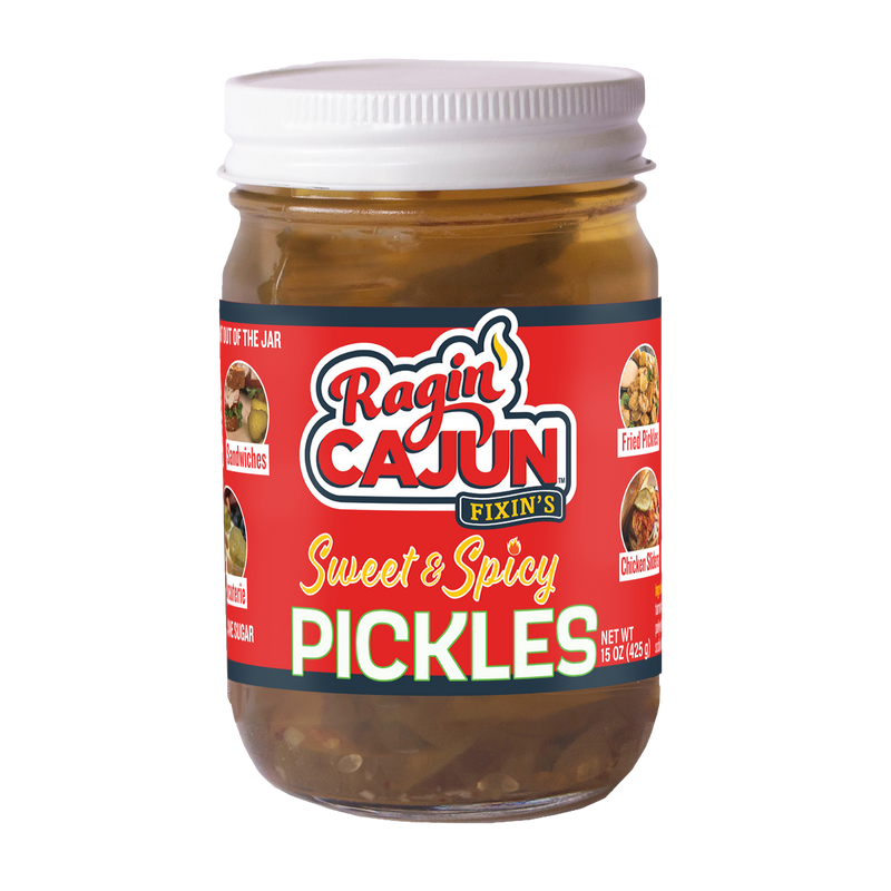Ragin' Cajun Sweet & Spicy Pickle Slices 15 oz
