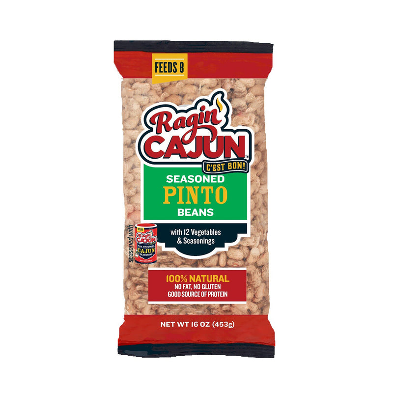 Ragin' Cajun Seasoned Pinto Beans 16 oz