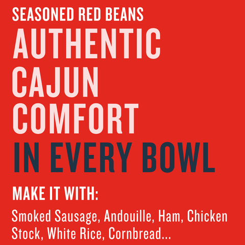 Ragin' Cajun Seasoned Red Beans 16 oz