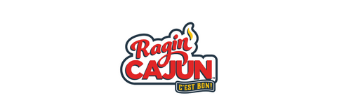 Ragin Cajun logo on a white background