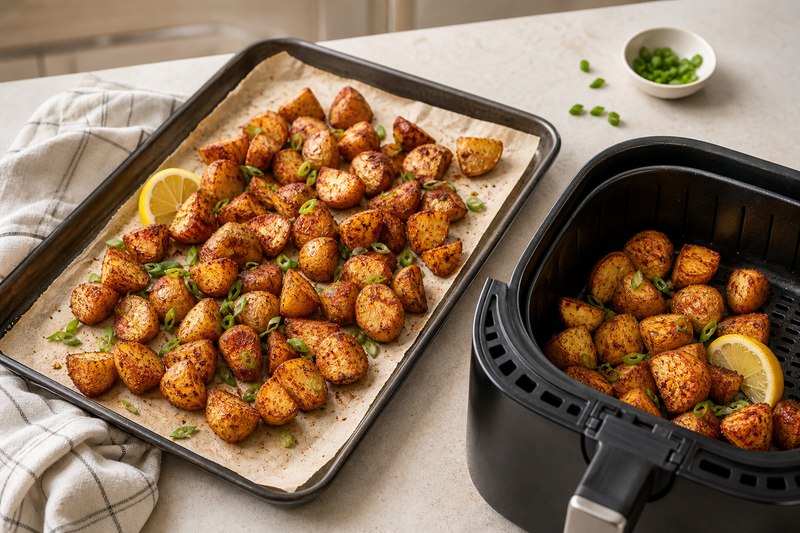 Cajun Roasted Potatoes: Oven and Air Fryer Methods