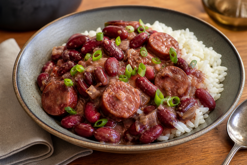 Red Beans and Rice Weeknight Dinner