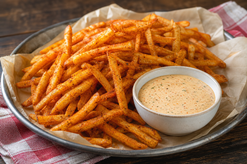 Cajun Fries with Dipping Sauce