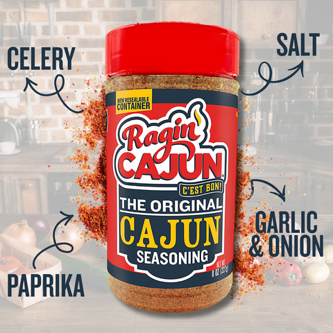 Ragin' Cajun "The ORIGINAL" Cajun Seasoning 8 oz